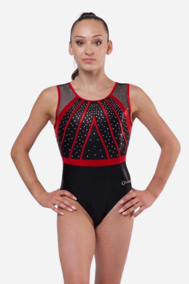 Contour Black Red - Quatro Gymnastics UK