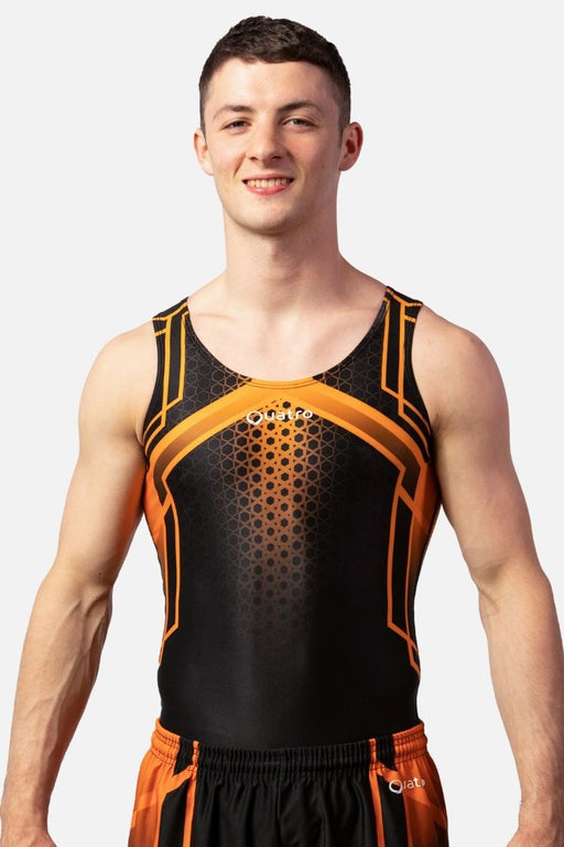 Courage Black and Orange - configurable - Quatro Gymnastics UK