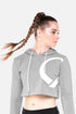 Cropped Hoodie Grey - configurable - Quatro Gymnastics UK
