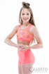 Fizz Orangeade Crop Top Set - configurable - Quatro Gymnastics UK