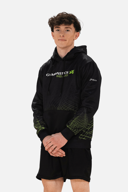 Gymnastics Ireland Fan Hoodie Black - Configurable - Quatro Gymnastics UK
