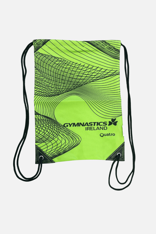 Gymnastics Ireland Fanzone Gymsack Lime - configurable - Quatro Gymnastics UK
