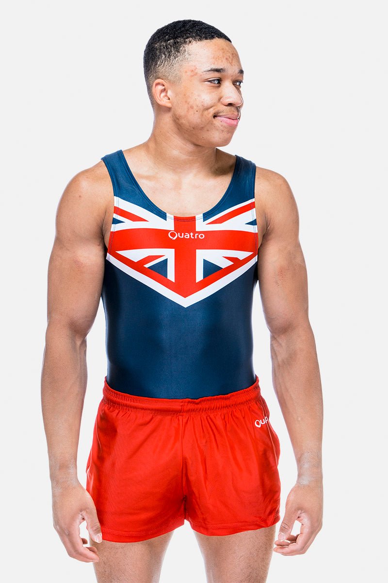Heritage Navy Leotard - configurable - Quatro Gymnastics UK