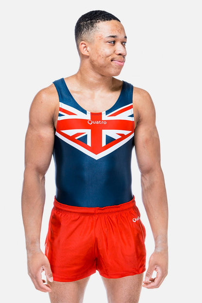 Heritage Navy Leotard - configurable - Quatro Gymnastics UK