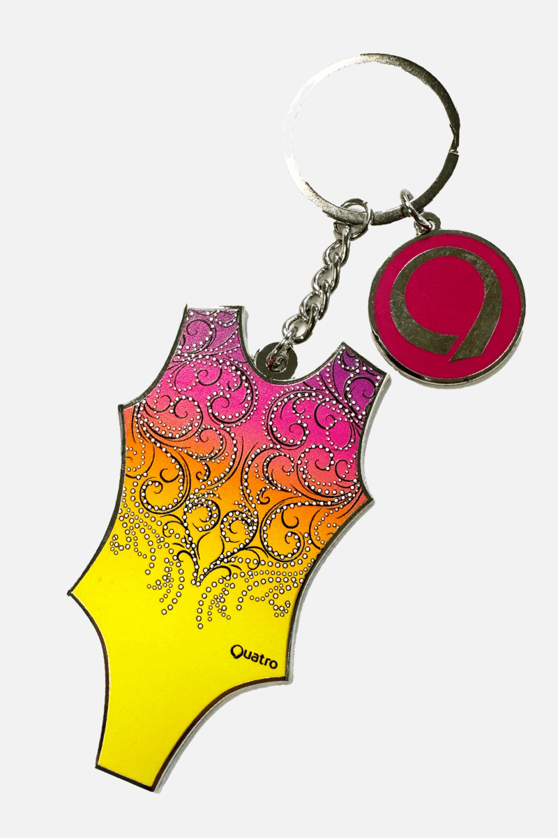 Lantern Mini Leotard Keyring - Configurable - Quatro Gymnastics UK