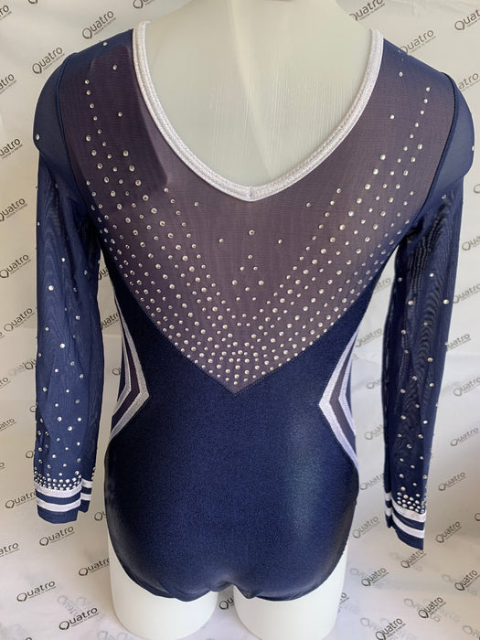 Liberty Long Sleeve Navy - configurable - Quatro Gymnastics UK