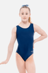 Mae Tank Navy Lycra - configurable - Quatro Gymnastics UK