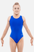 Mae Tank Royal Blue Lycra - configurable - Quatro Gymnastics UK