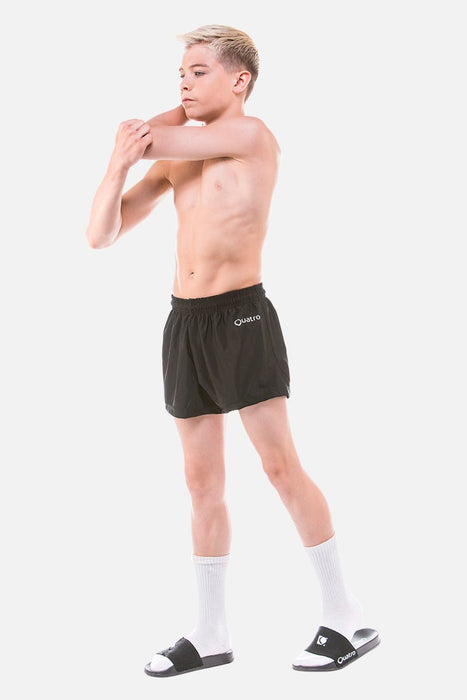 Mens Black Shorts - configurable - Quatro Gymnastics UK