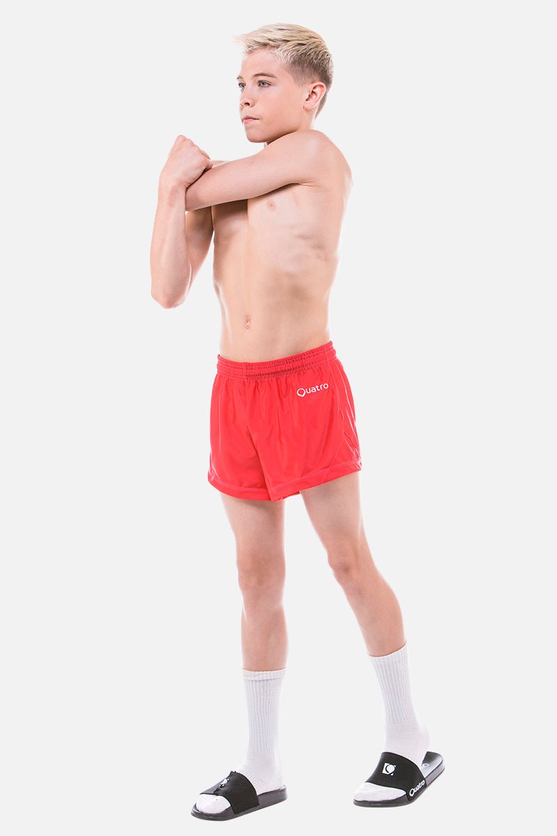 Mens Pink Shorts - configurable - Quatro Gymnastics UK