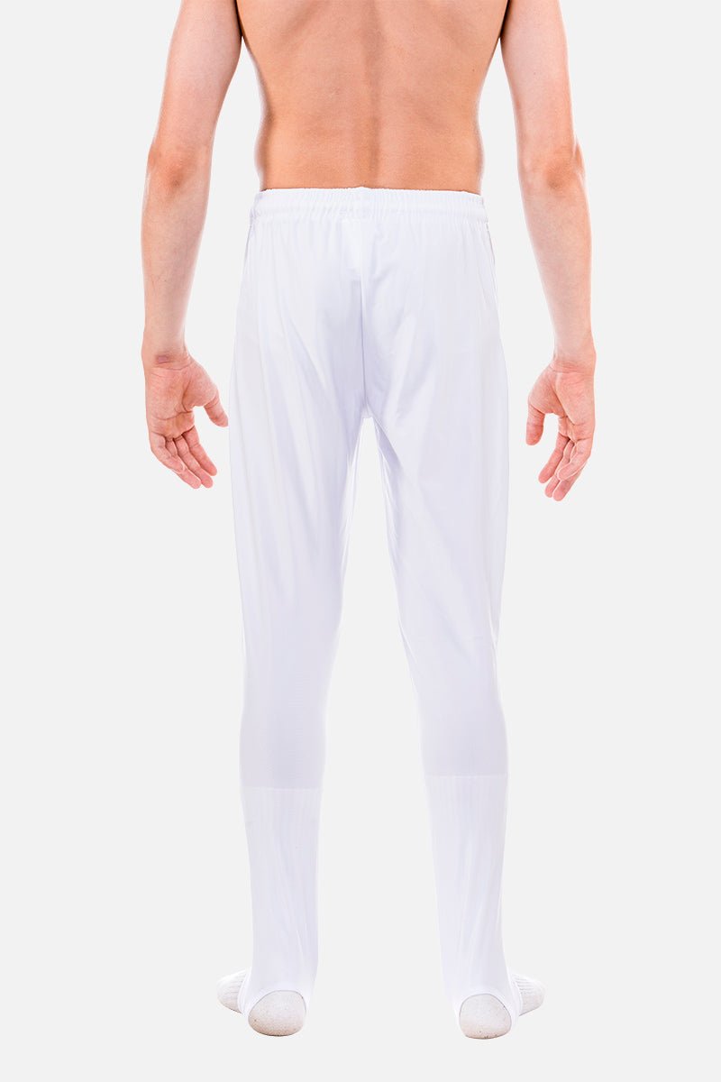Mens White Longs - configurable - Quatro Gymnastics UK