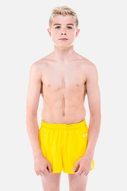 Mens Yellow Shorts - configurable - Quatro Gymnastics UK