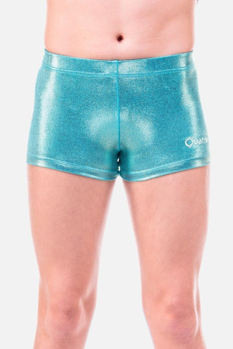 Mint Mystic Coloured Shorts - configurable - Quatro Gymnastics UK