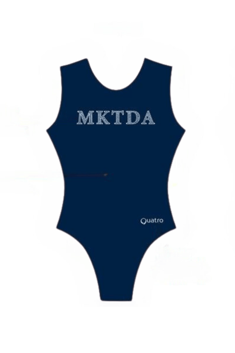 MKTDA NAVY LYCRA TANK SS - configurable - Quatro Gymnastics UK