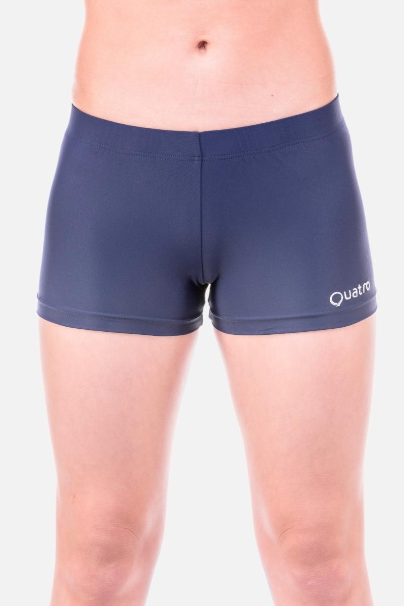 Navy Lycra Shorts - configurable - Quatro Gymnastics UK