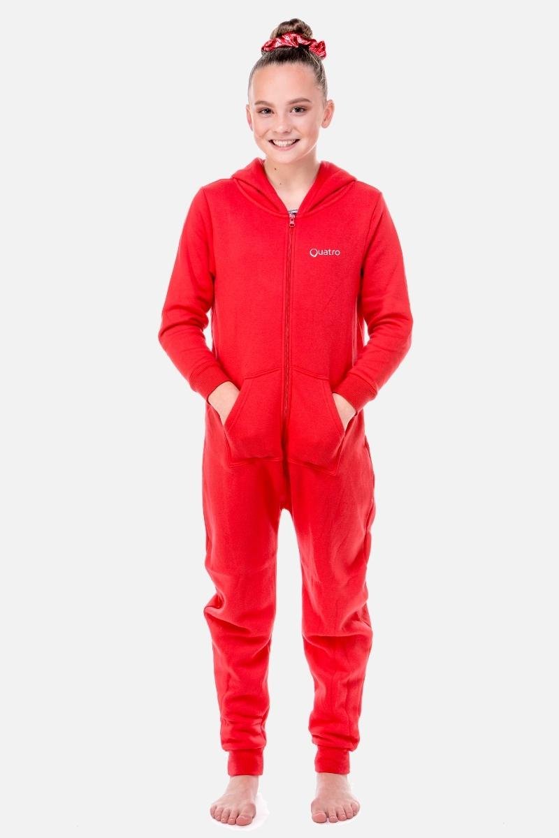 Onesie Red - Stock - configurable - Quatro Gymnastics UK
