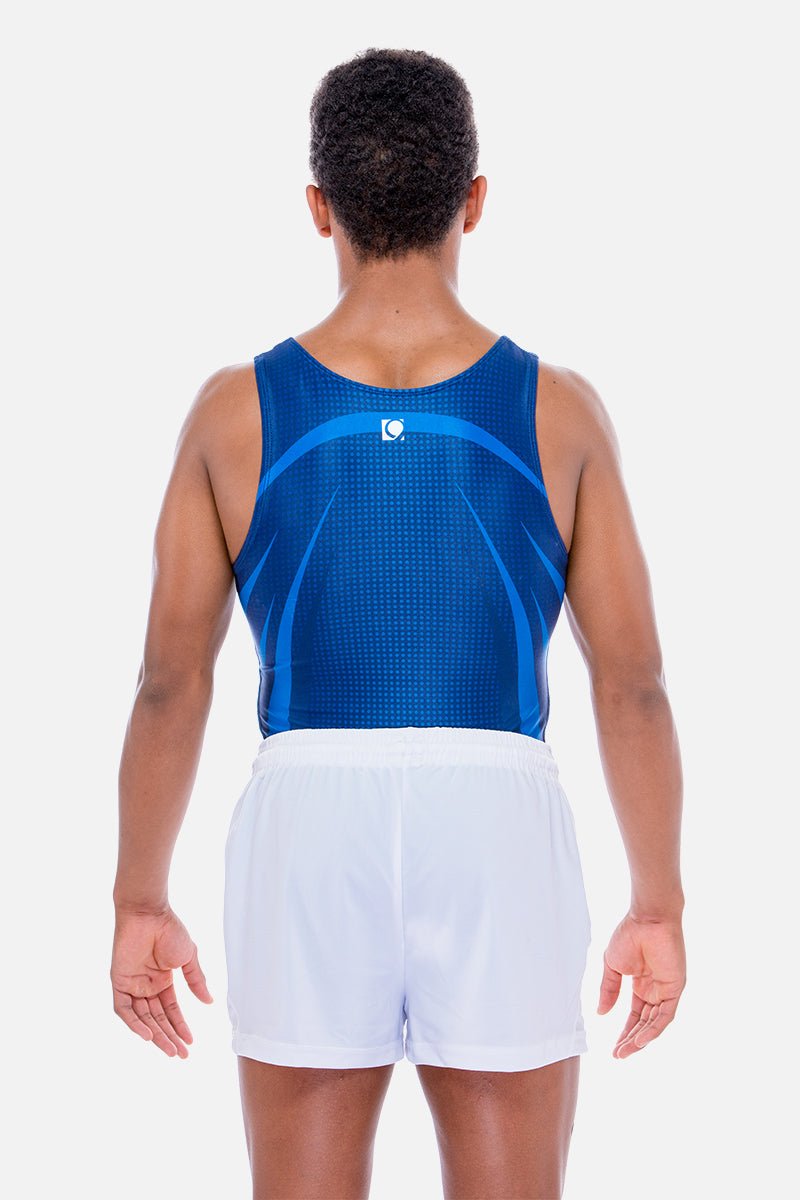 Orion Navy Mens Leotard - configurable - Quatro Gymnastics UK