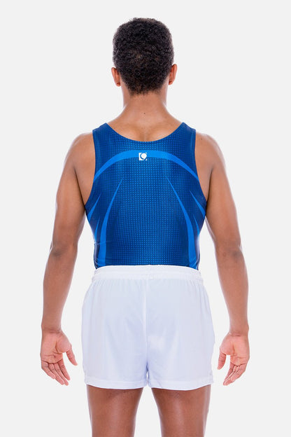 Orion Navy Mens Leotard - configurable - Quatro Gymnastics UK