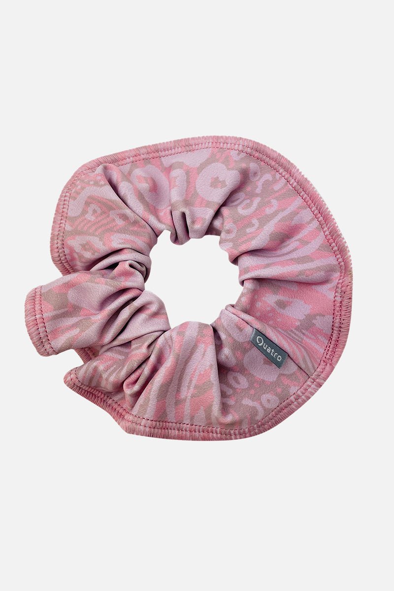 Panther Dusty Pink Scrunchie - simple - Quatro Gymnastics UK