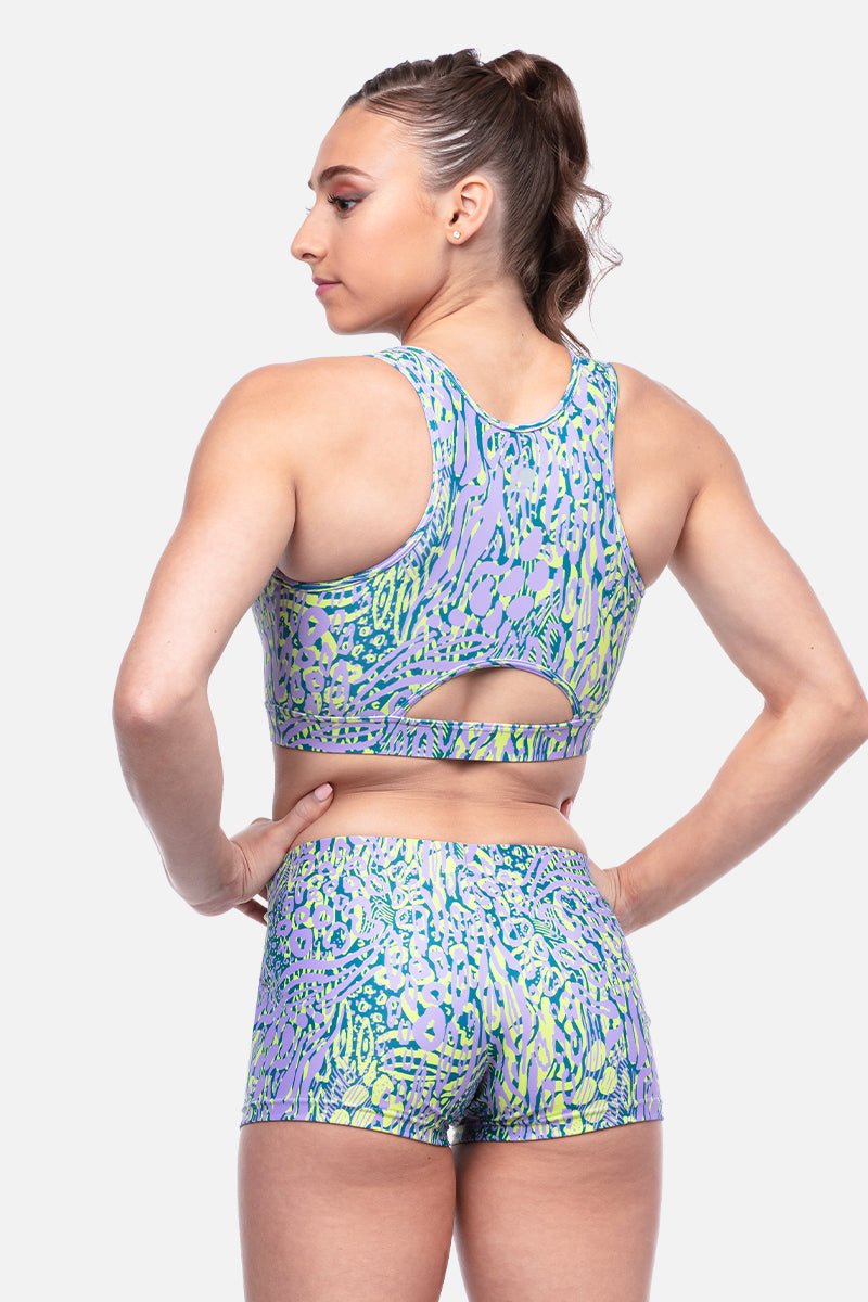 Panther Green Crop Set - configurable - Quatro Gymnastics UK