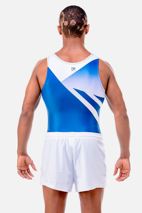 Peak Royal Blue Mens Leotard - configurable - Quatro Gymnastics UK