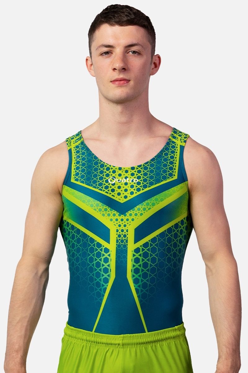Perseverance Teal and Green - configurable - Quatro Gymnastics UK