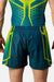 Perseverance Teal and Green Shorts - configurable - Quatro Gymnastics UK