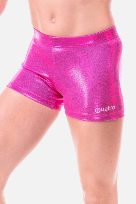 Pink Mystic Coloured Shorts - configurable - Quatro Gymnastics UK