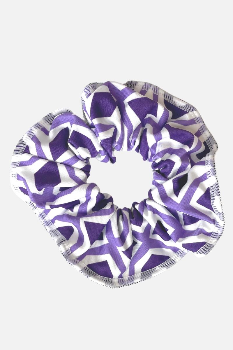 Podium Purple Scrunchie - simple - Quatro Gymnastics UK
