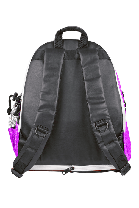 Purple Glitter Backpack - simple - Quatro Gymnastics UK