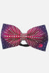Purple to Pink Ombre Rhinestone Bow - simple - Quatro Gymnastics UK