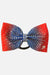 Red to Blue Ombre Rhinestone Bow - simple - Quatro Gymnastics UK