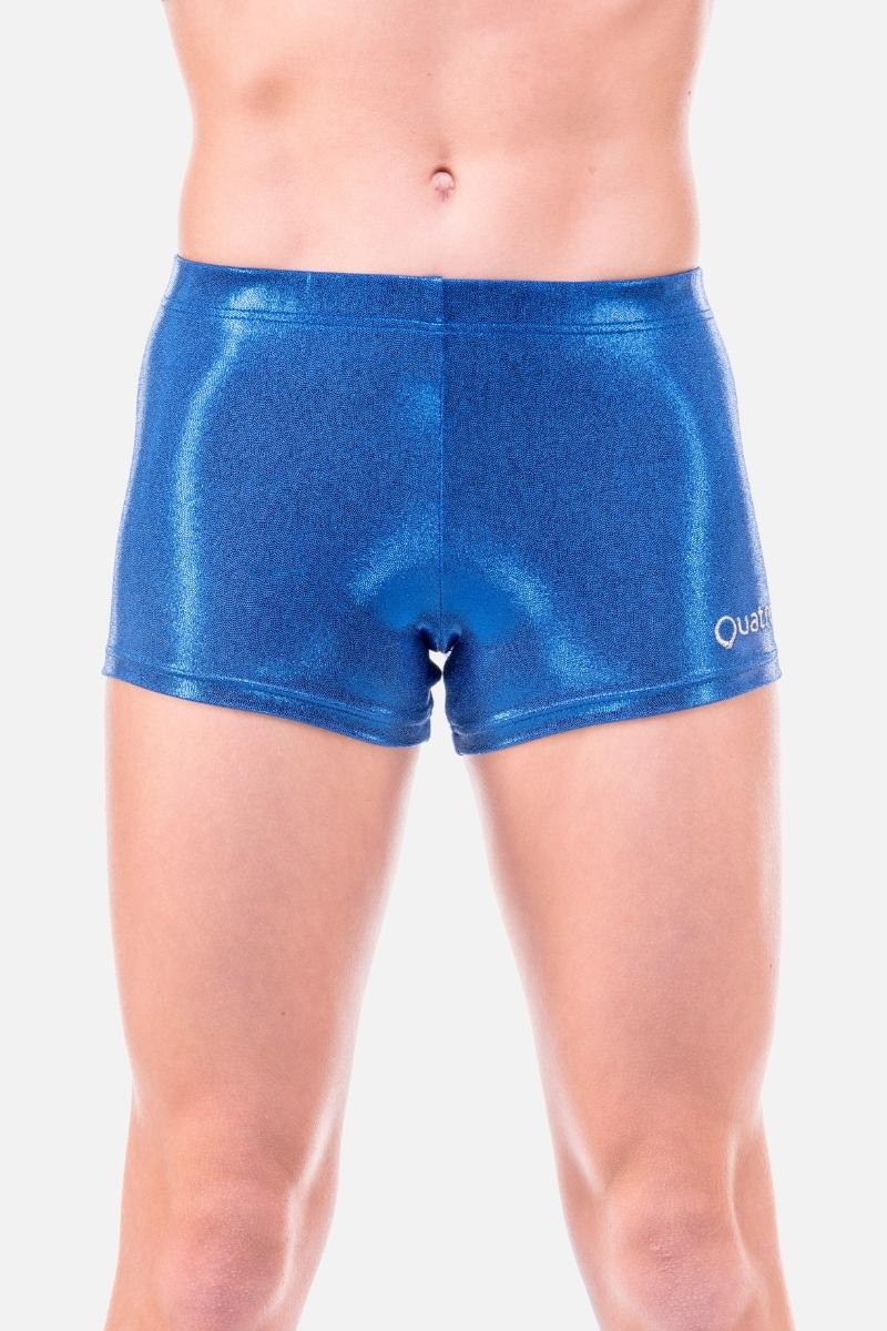 Royal Blue Mystic Coloured Shorts - configurable - Quatro Gymnastics UK