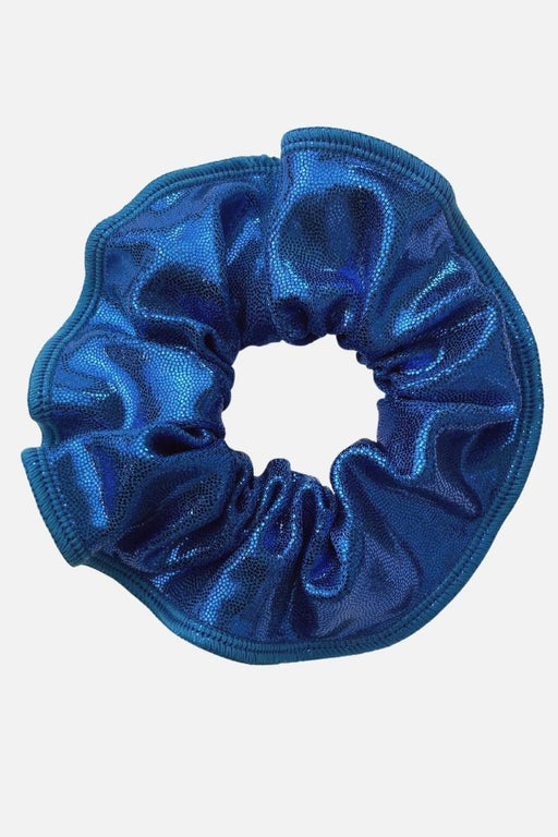 Royal Blue Scrunchie - simple - Quatro Gymnastics UK
