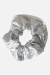 Silver Scrunchie - simple - Quatro Gymnastics UK