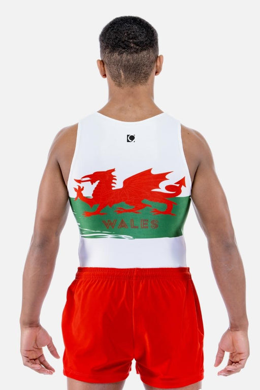 Six Nations Wales Mens Leotard - configurable - Quatro Gymnastics UK