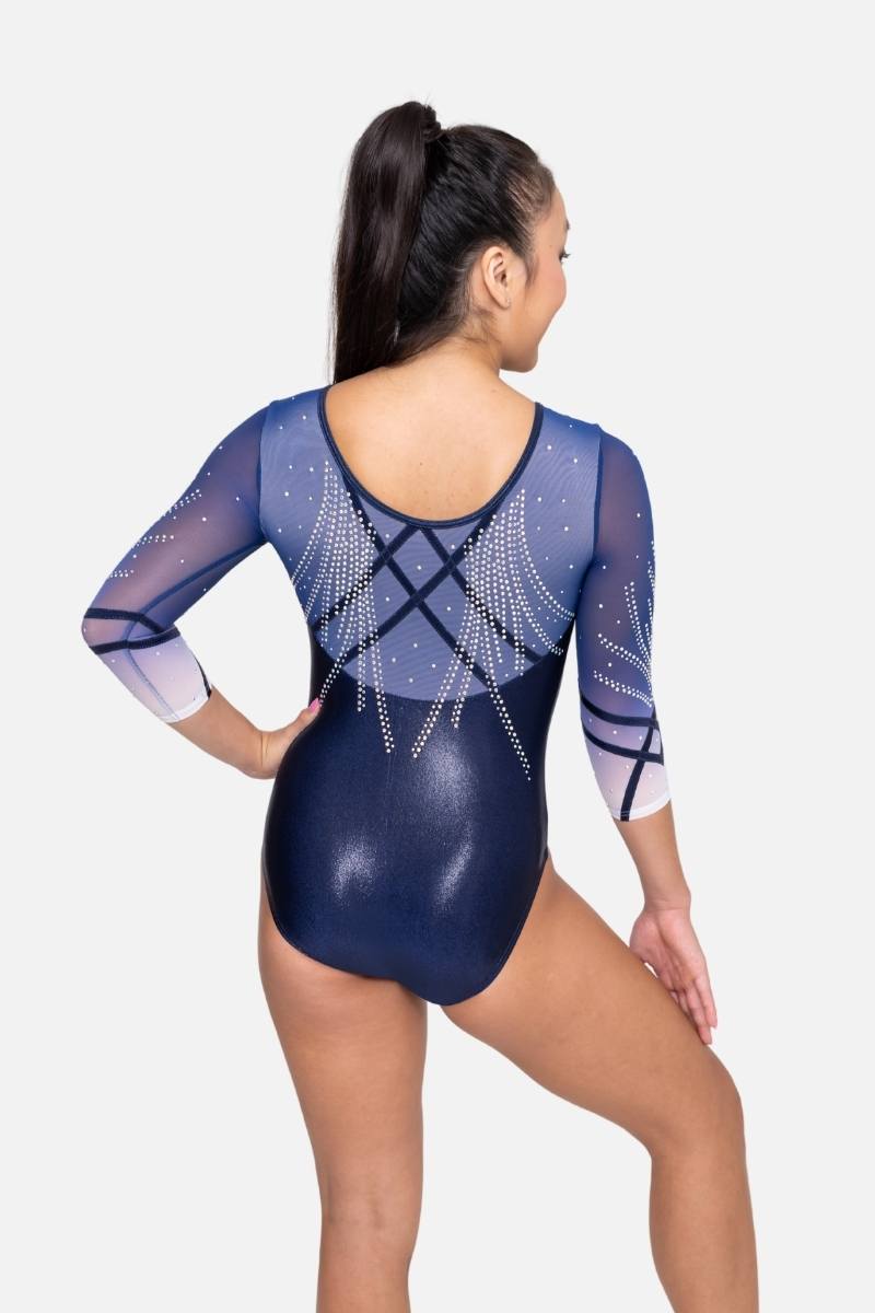 Spirit Navy Long Sleeve - configurable - Quatro Gymnastics UK