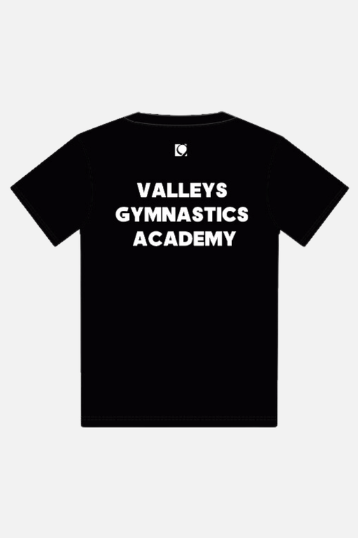 VGA Kids Black/White T-Shirt - Configurable - Quatro Gymnastics UK