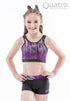 Wild Purple Crop Top Set - configurable - Quatro Gymnastics UK