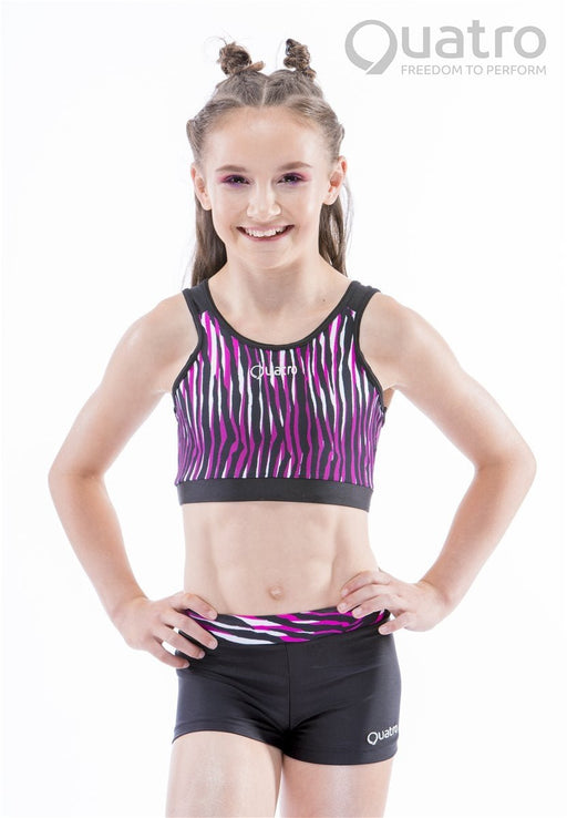 Girls Dance or Gymnastics or Workout Top and Shorts Star Struck Set Comes  in Girls Sizes - C711AR2S0KT